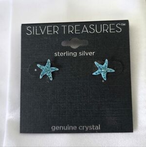 Silver Treasures Starfish Earrings